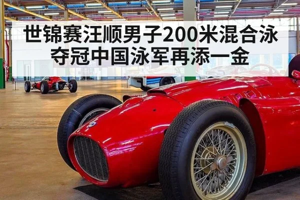 世锦赛汪顺男子200米混合泳夺冠中国泳军再添一金